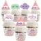 Big Dot of Happiness Pajama Slumber Party - Cupcake Decoration - Girls Sleepover Birthday Party Cupcake Wrappers and Treat Picks Kit - Set of 24